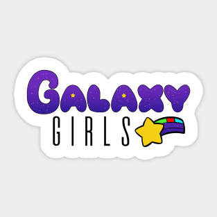 Galaxy Girls Logo Sticker